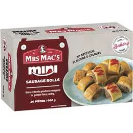 Mrs Macs Party Sausage Rolls 20pk