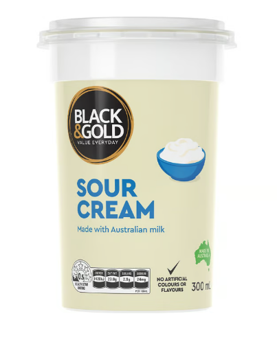 Black & Gold Sour Cream 300mL