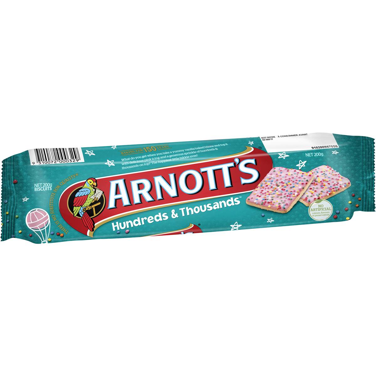 Arnott's Hundreds & Thousands Biscuits 200g