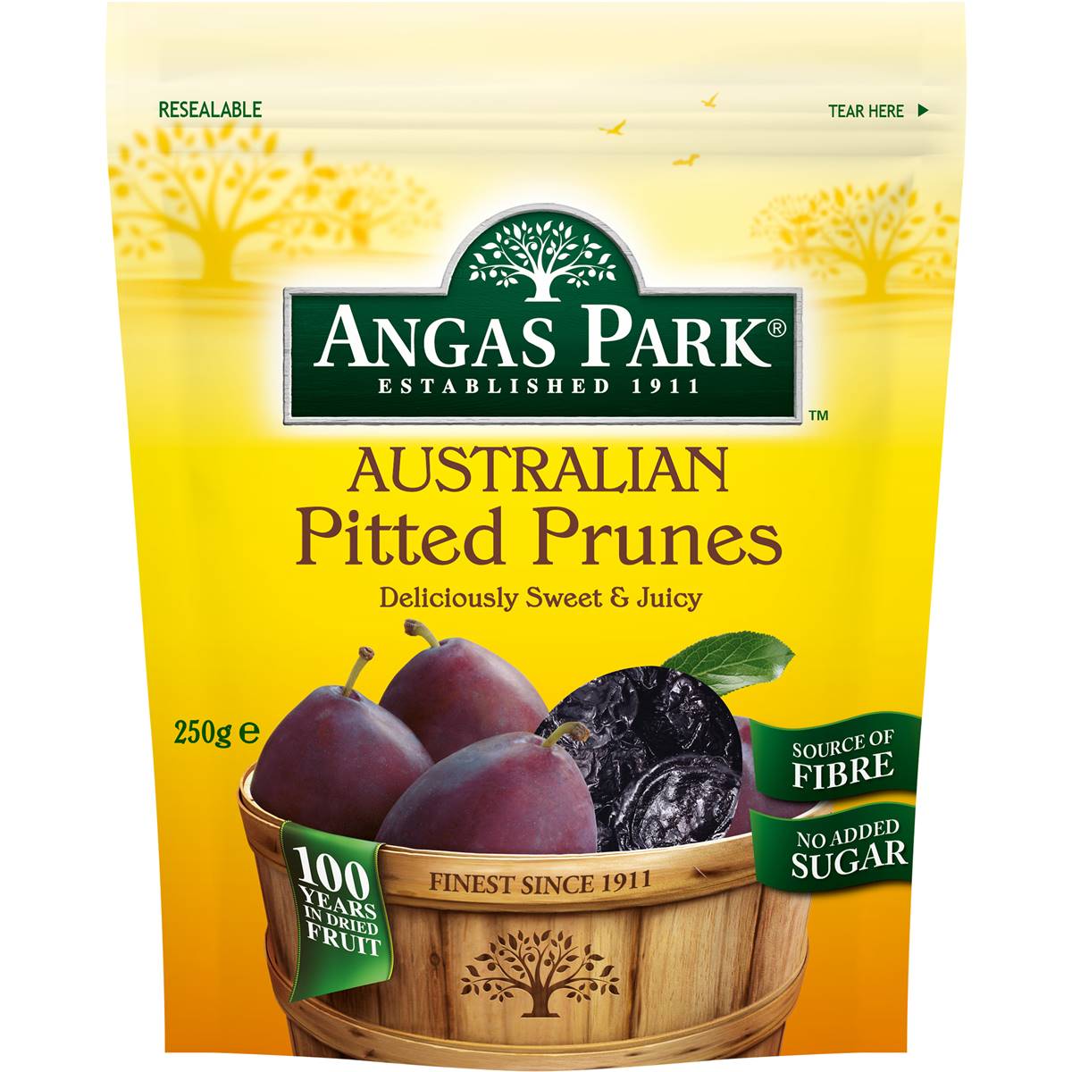 Angas Park Pitted Prunes 250g