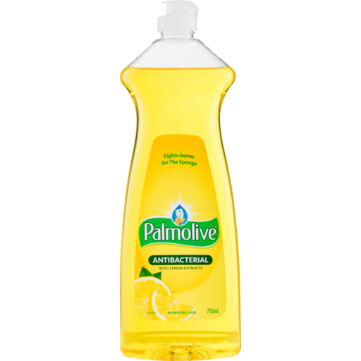 Palmolive Dishwashing Liquid Antibacterial Lemon 750mL