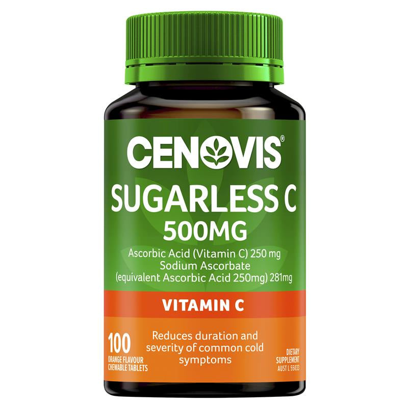 Cenovis Sugarless Vitamin C 500mg Tablets 100pk