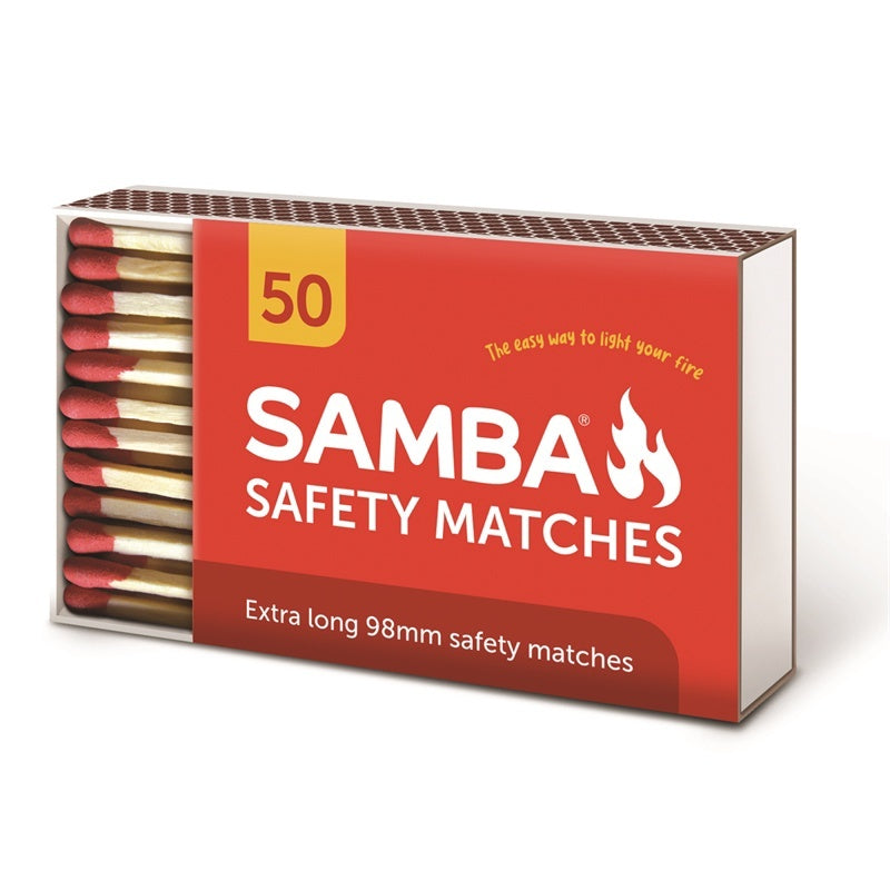Samba Safety Matches 90mm 50pk