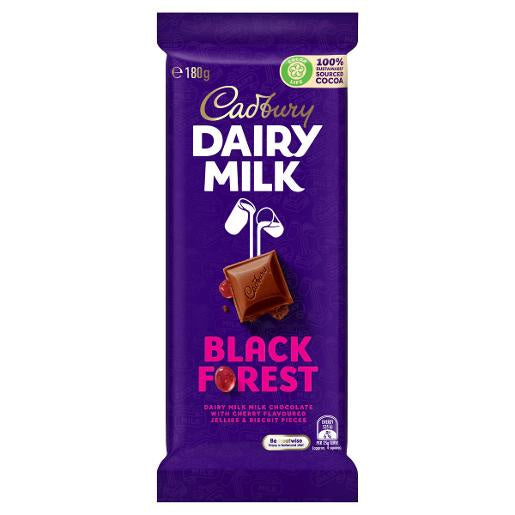 Cadbury Dairy Milk Black Forrest 180g