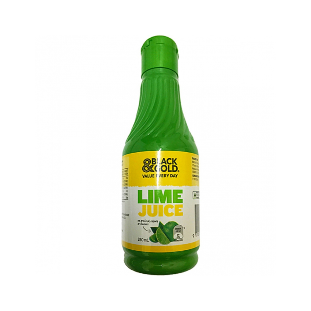 DNR Black & Gold Lime Juice 250mL