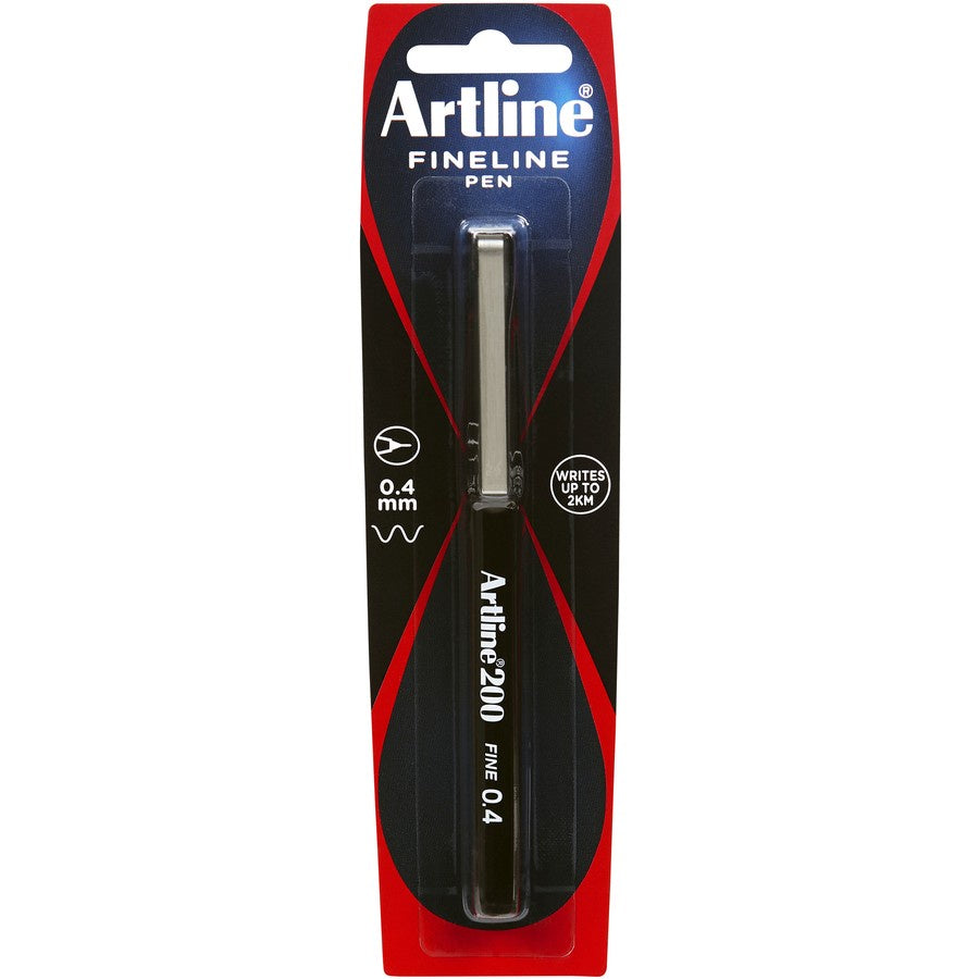 Artline200 Fine Black 0.4mm