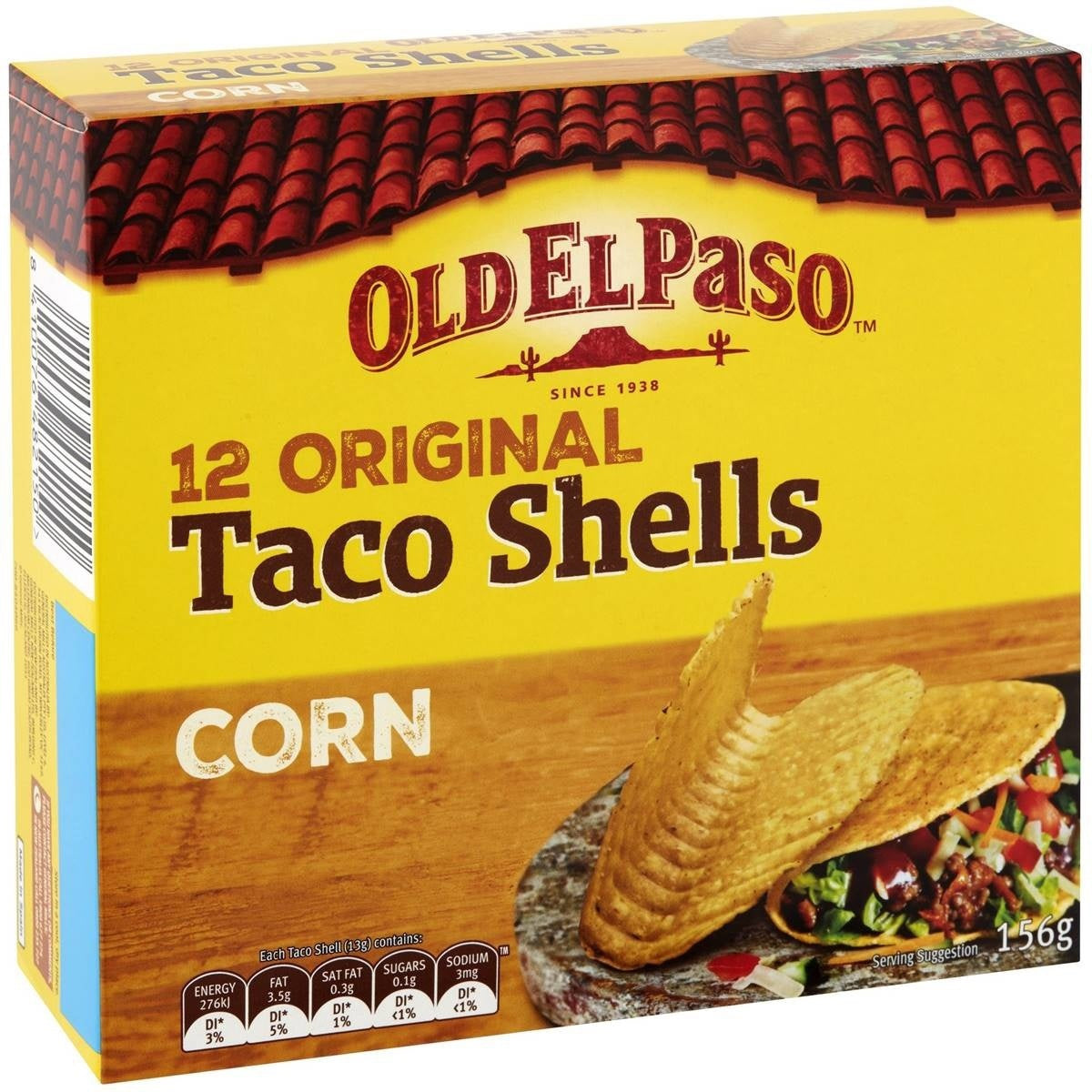 Old El Paso Taco Shells 12pk 120g