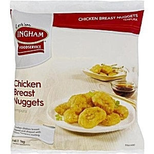 Ingham's Tempura Chicken Nuggets 1kg