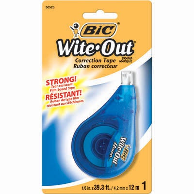 Bic White Out Correction Tape