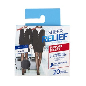 Sheer Relief Support Sheers 20 Denier Mini Beige X-Tall