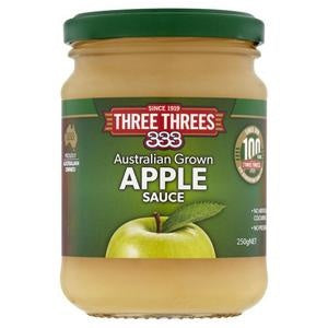 Three Threes Apple Sauce 250g