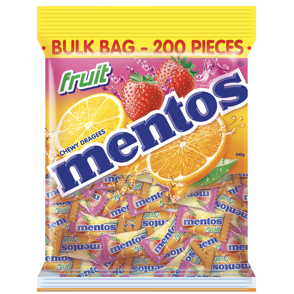 Mentos Pillow Pack Fruit 540g
