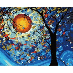 Paint By Number Everlasting Tree of Dreams - Oil Based Painting on Canvas 40x50cm
