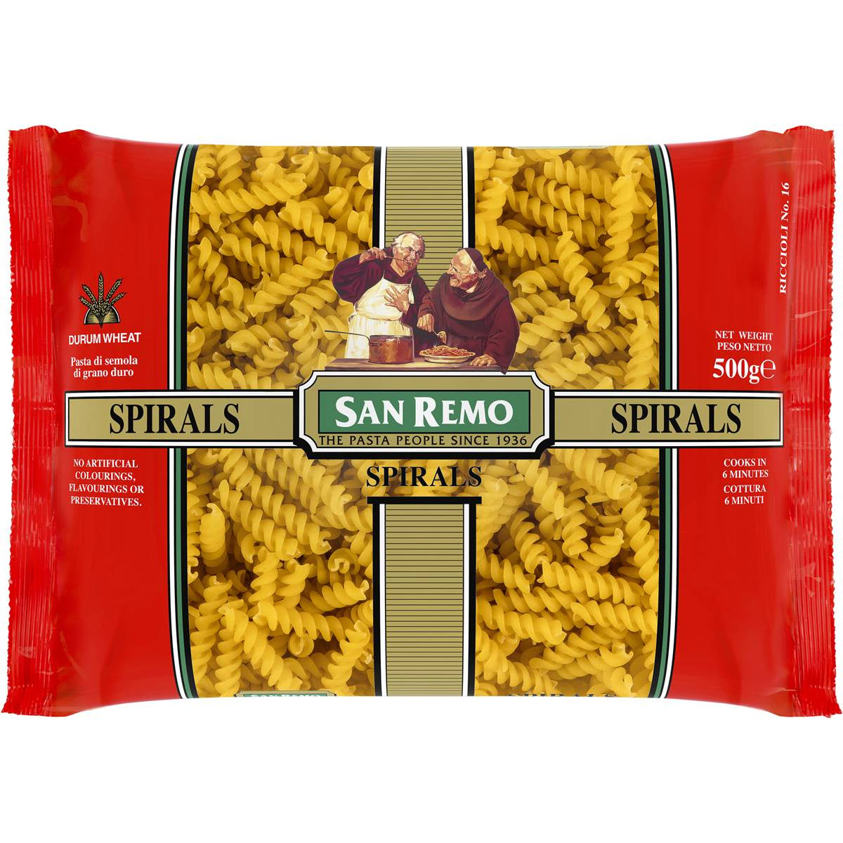 San Remo Spirals 500g