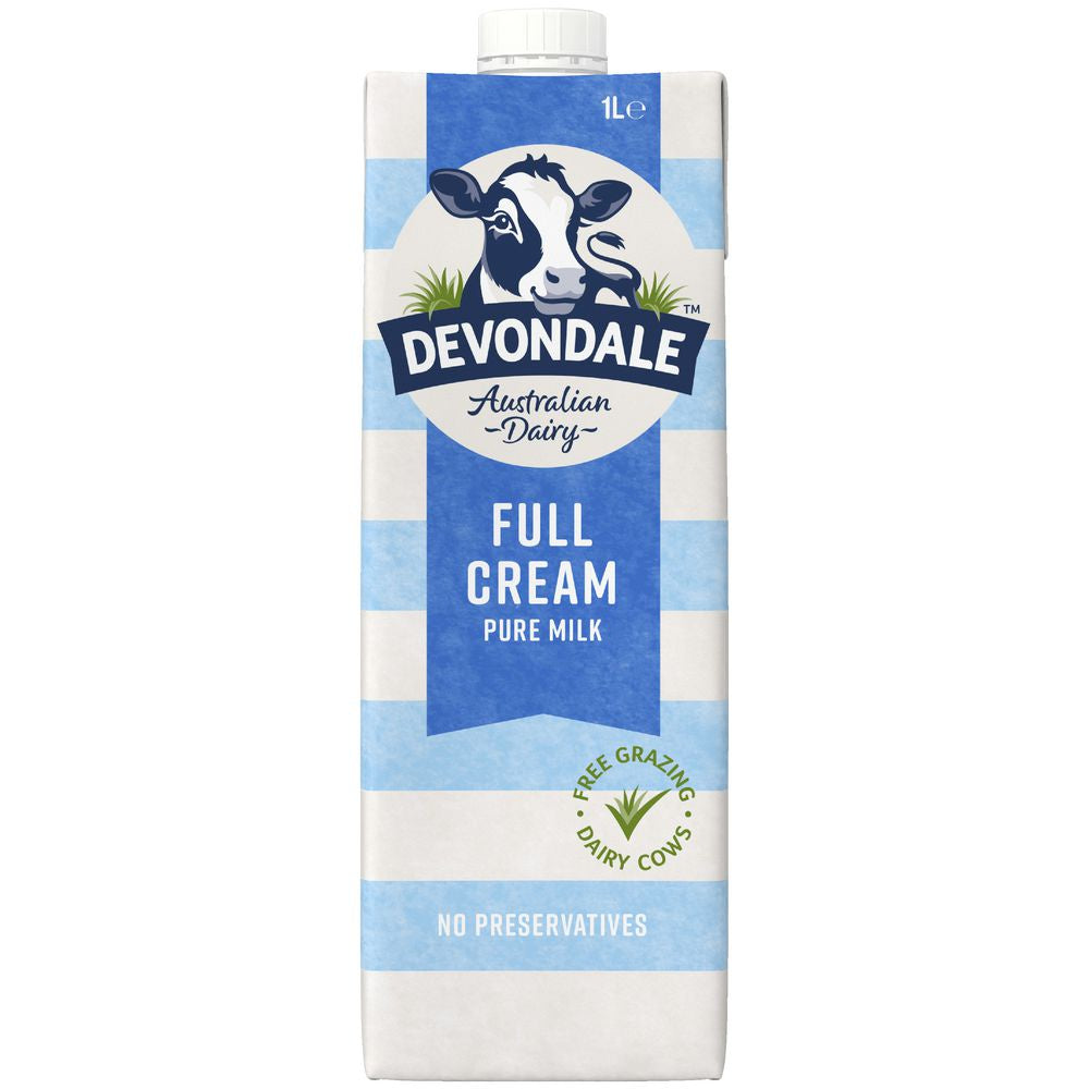 Devondale Long Life Full Cream Milk 1L
