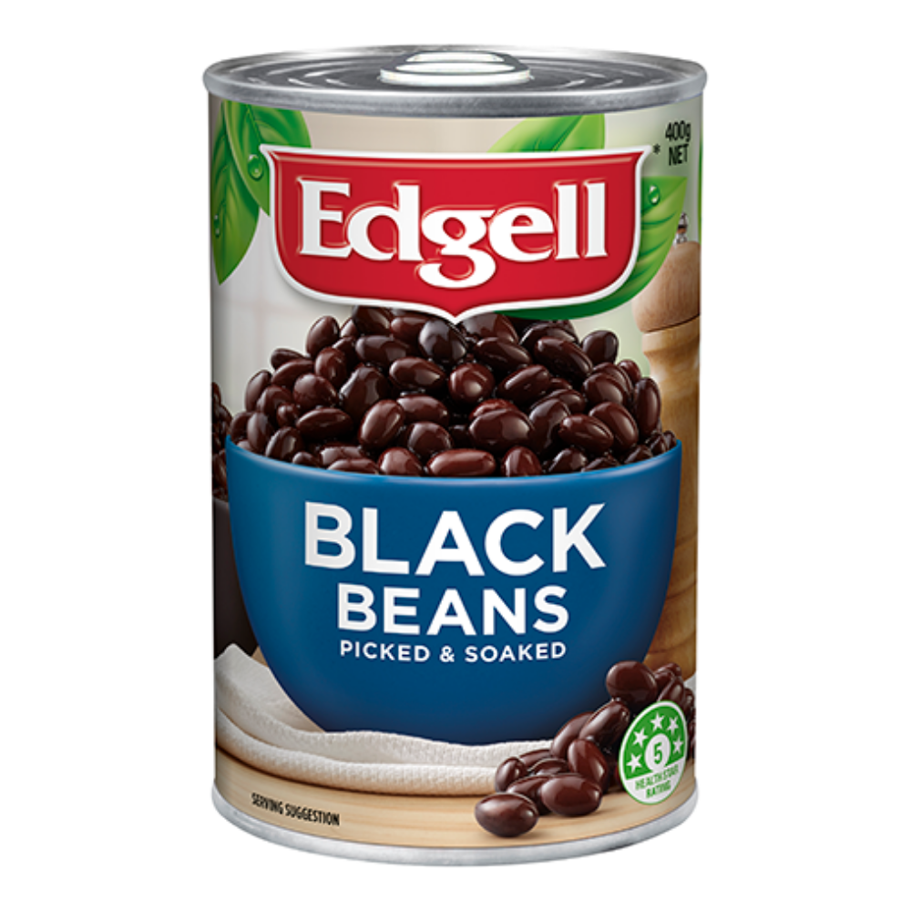 Edgell Black Beans 125g