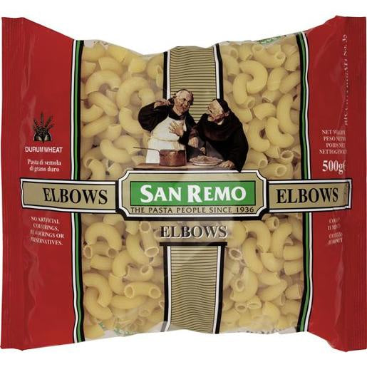 San Remo Elbow Pasta 500g