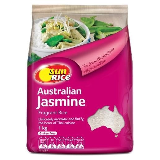 SunRice Jasmine Rice 1kg