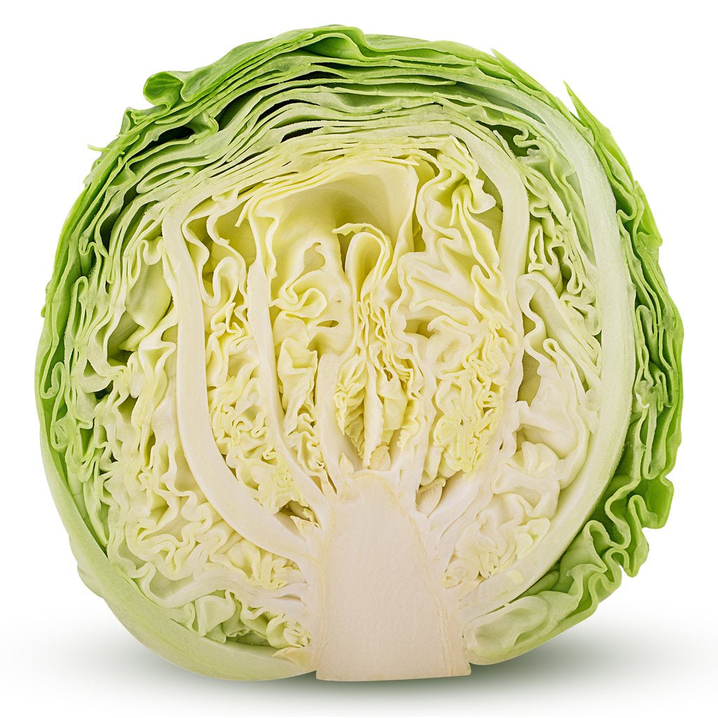 Fresh Cabbage Green Half