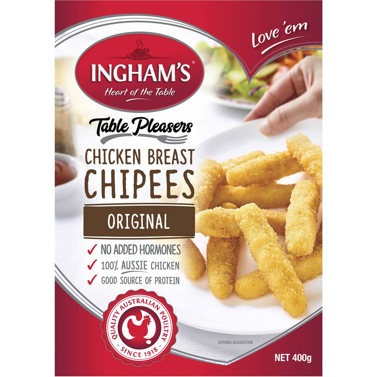 Ingham's Chicken Breast Chipees 400g