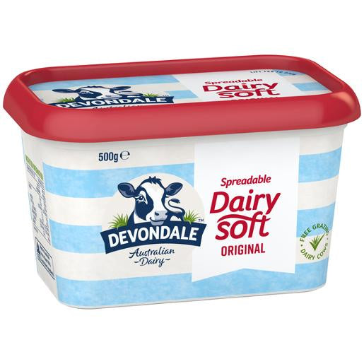 Devondale Dairy Soft Butter 500g