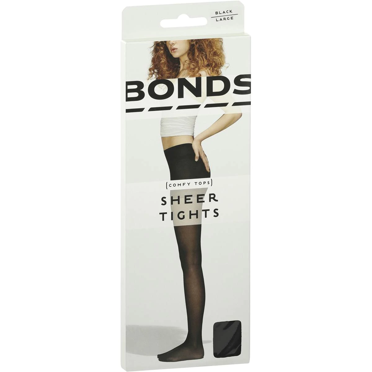Bonds Comfy Tops Sheer Tights 15D Black Large