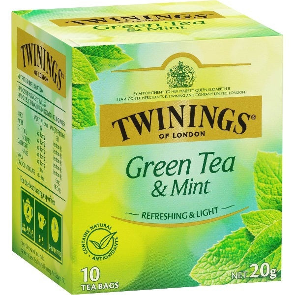 Twinings Green Tea & Mint Tea Bags 10pk