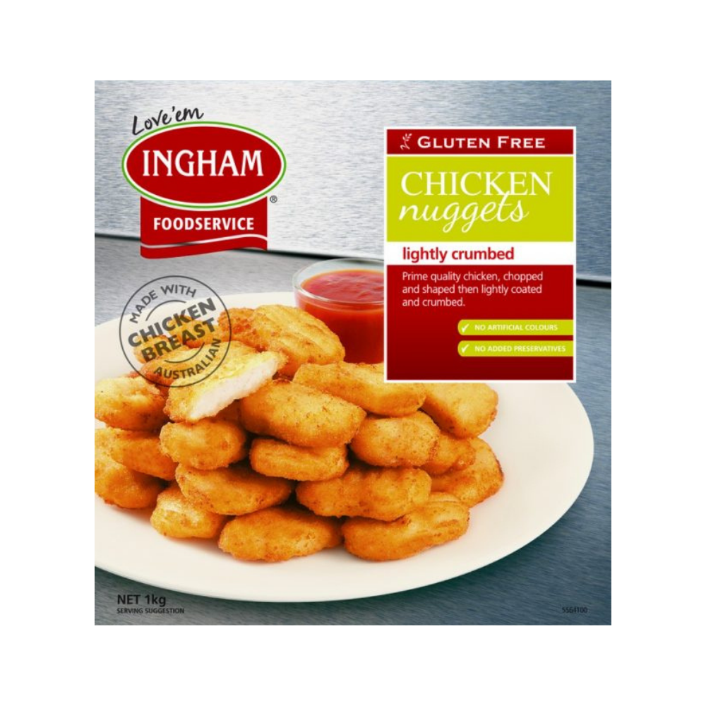 Ingham's Chicken Nuggets Gluten Free 1kg