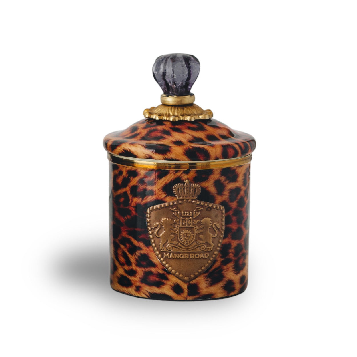 Manor Road Leopard Canister
