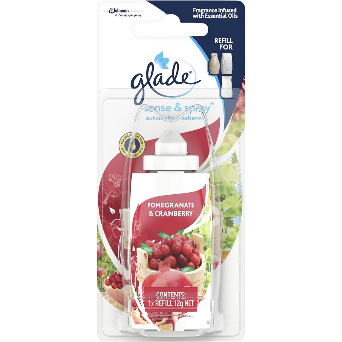 Glade Spray Refill Pomegranate & Cranberry 12g