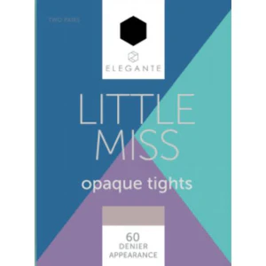 Elegante Little Miss Opaque Tights 2pk