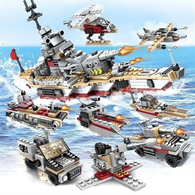Building Blocks X-Force Military Ship