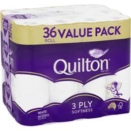 Quilton Toilet Rolls 3ply 36pk