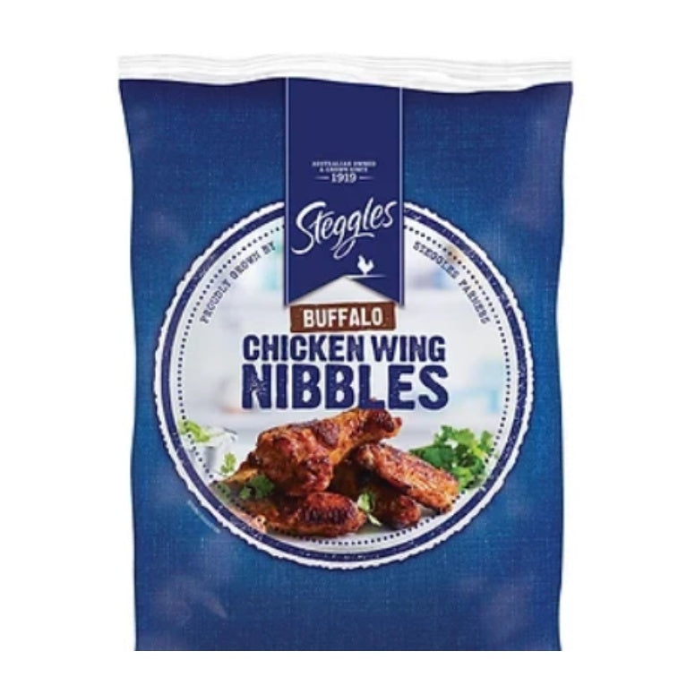 Steggles Buffalo Chicken Wing Nibbles 1.5kg