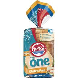 Tip Top The One Sliced White Bread Gluten Free 550g
