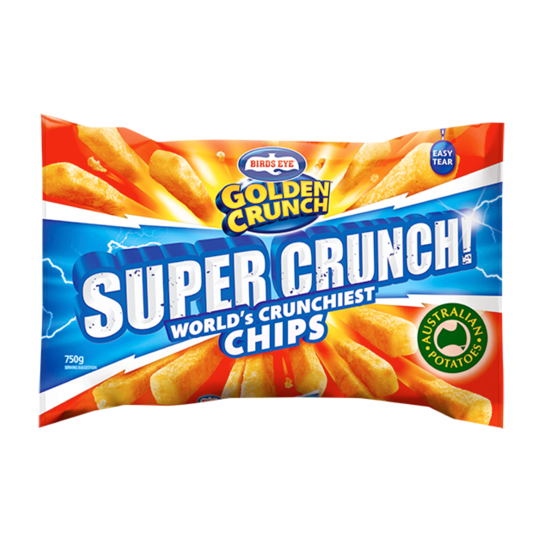 Birds Eye Super Crunch Chips 750g