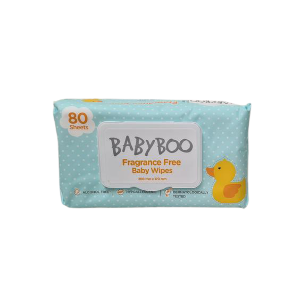 Baby Boo Unscented Baby Wipes 80pk