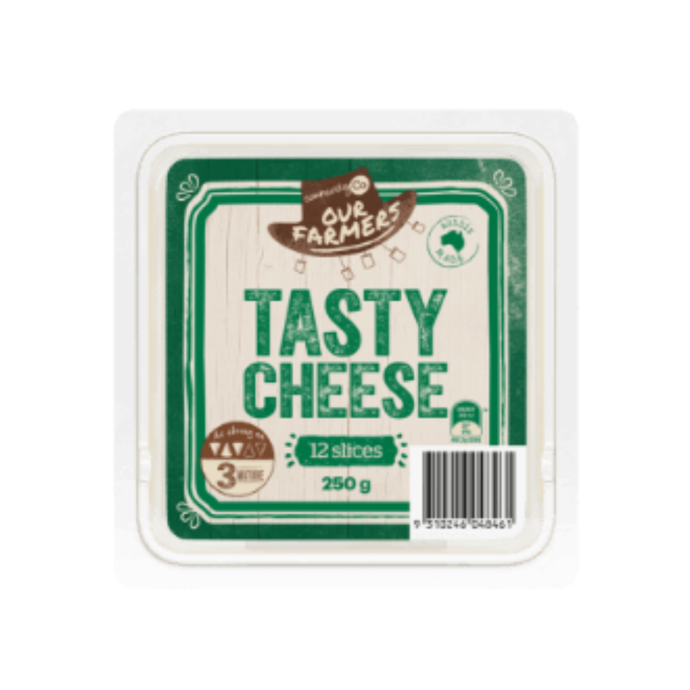 Community Co Cheese Slice Tasty 250g
