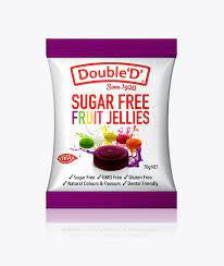 Double D Sugar Free Fruit Jellies 70g