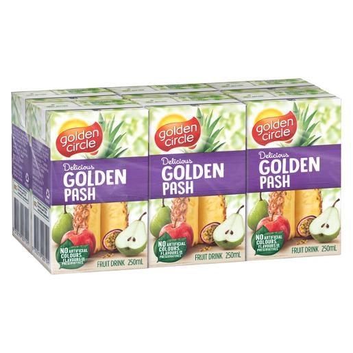 Golden Circle Juice Box Golden Pash 6pk