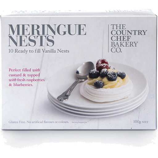 The Country Chef Meringue Nests 10pk