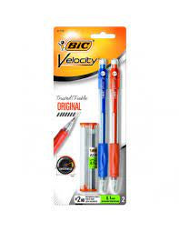 Bic Velocity Mechanical Pencil 0.7mm 2pk