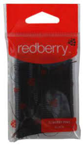 Redberry Bobby Pin Large Black 48pk
