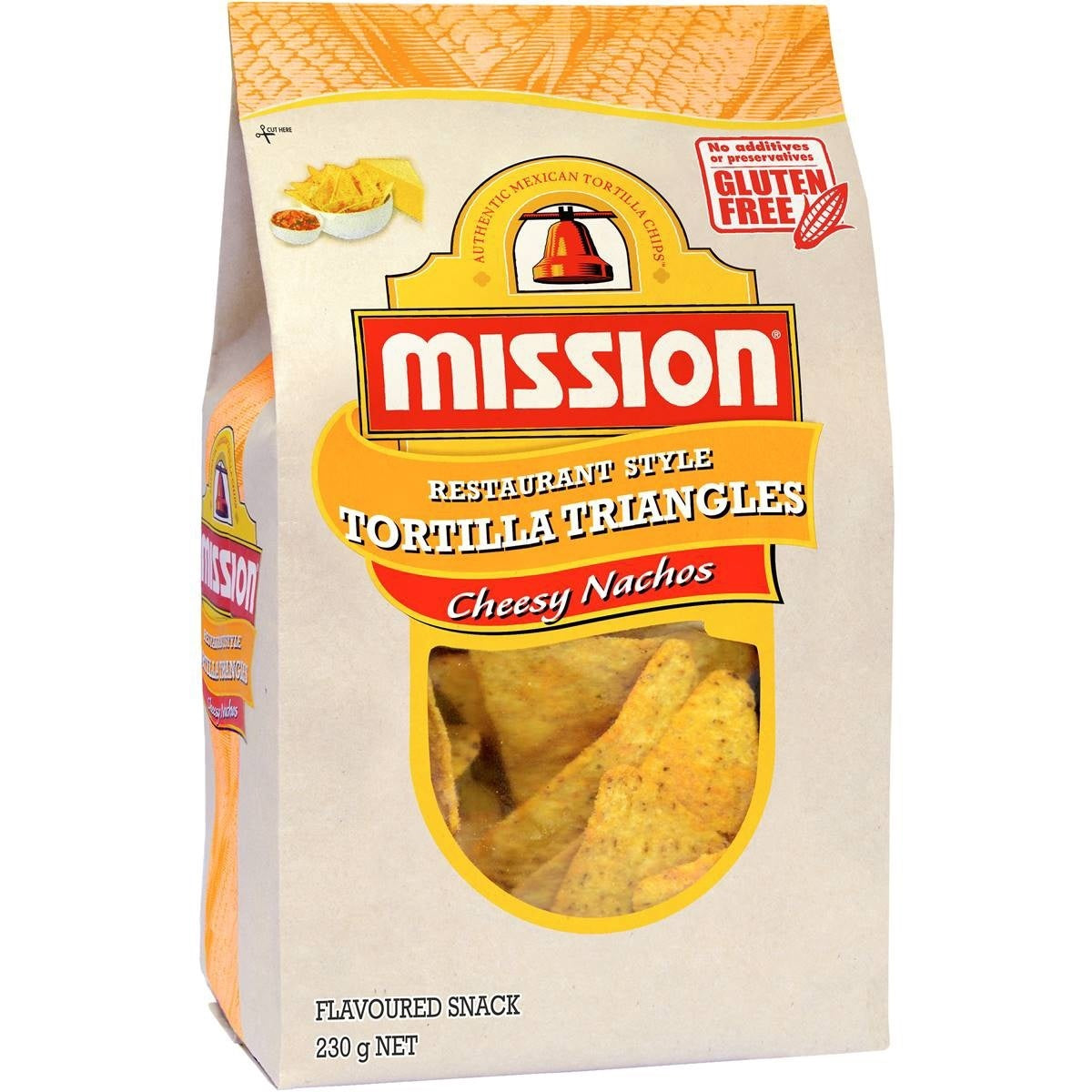 Mission Tortilla Triangles Cheesy Nachos 230g