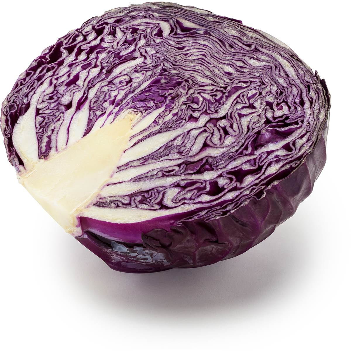 Fresh Cabbage Red Half
