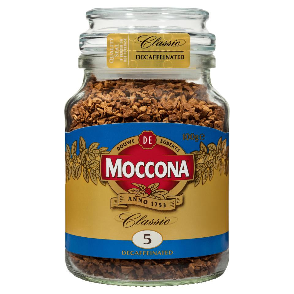 Moccona Classic Roast Decaffeinated Coffee 100g