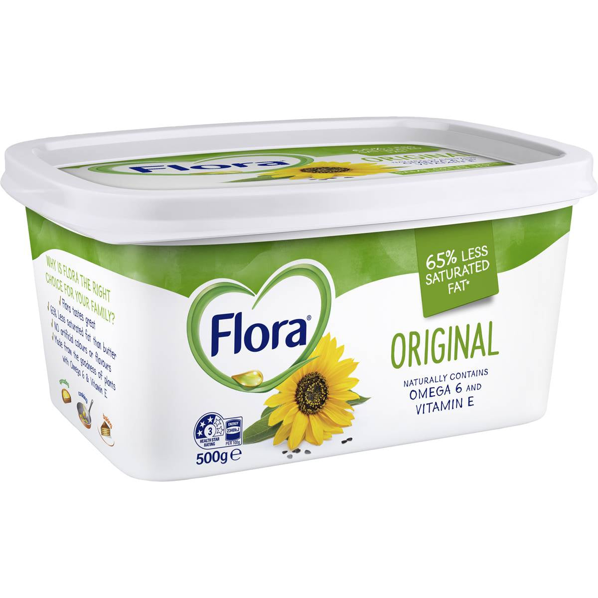 Flora Original Margarine Spread 500g