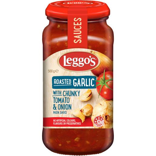 Leggo's Pasta Sauce Roasted Garlic 500g