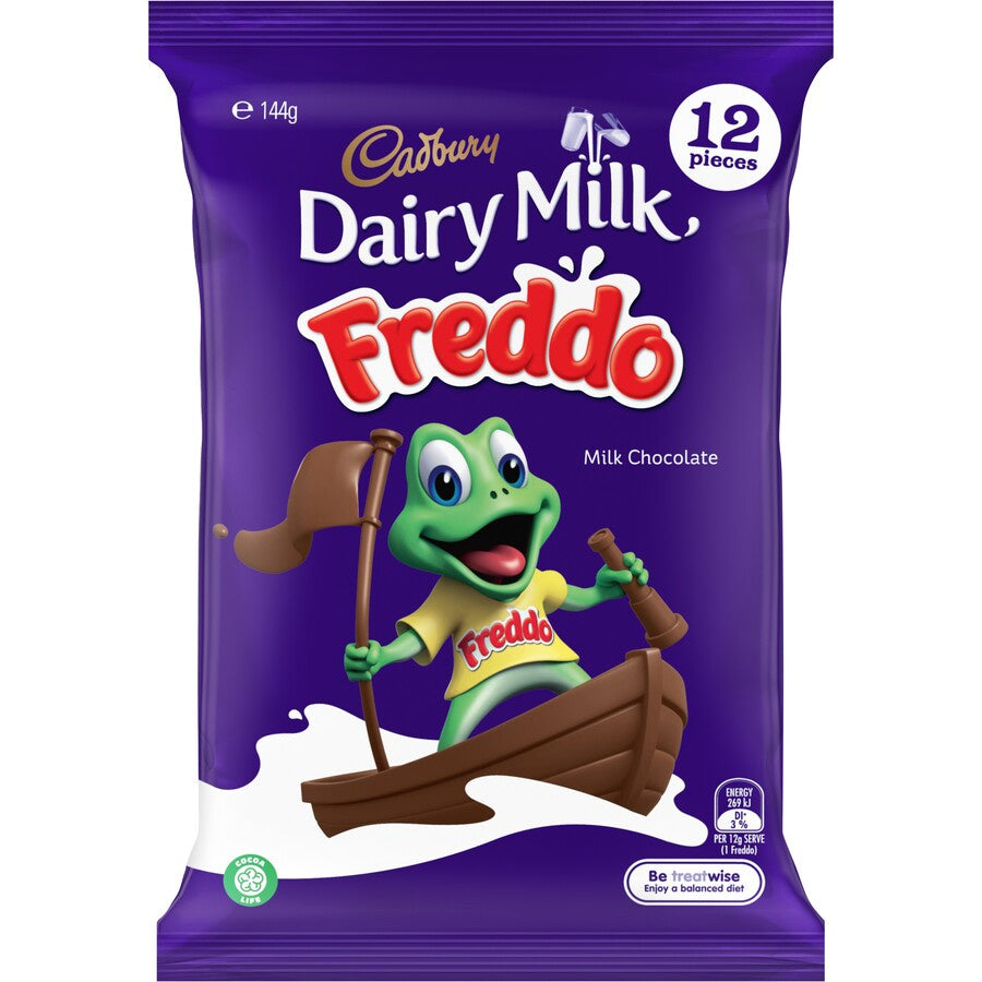 Cadbury Dairy Milk Freddo Sharepack 12pk 144g