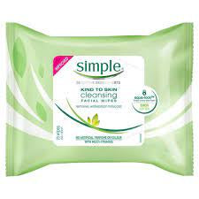 Simple Cleansing Facial Wipes 25pk